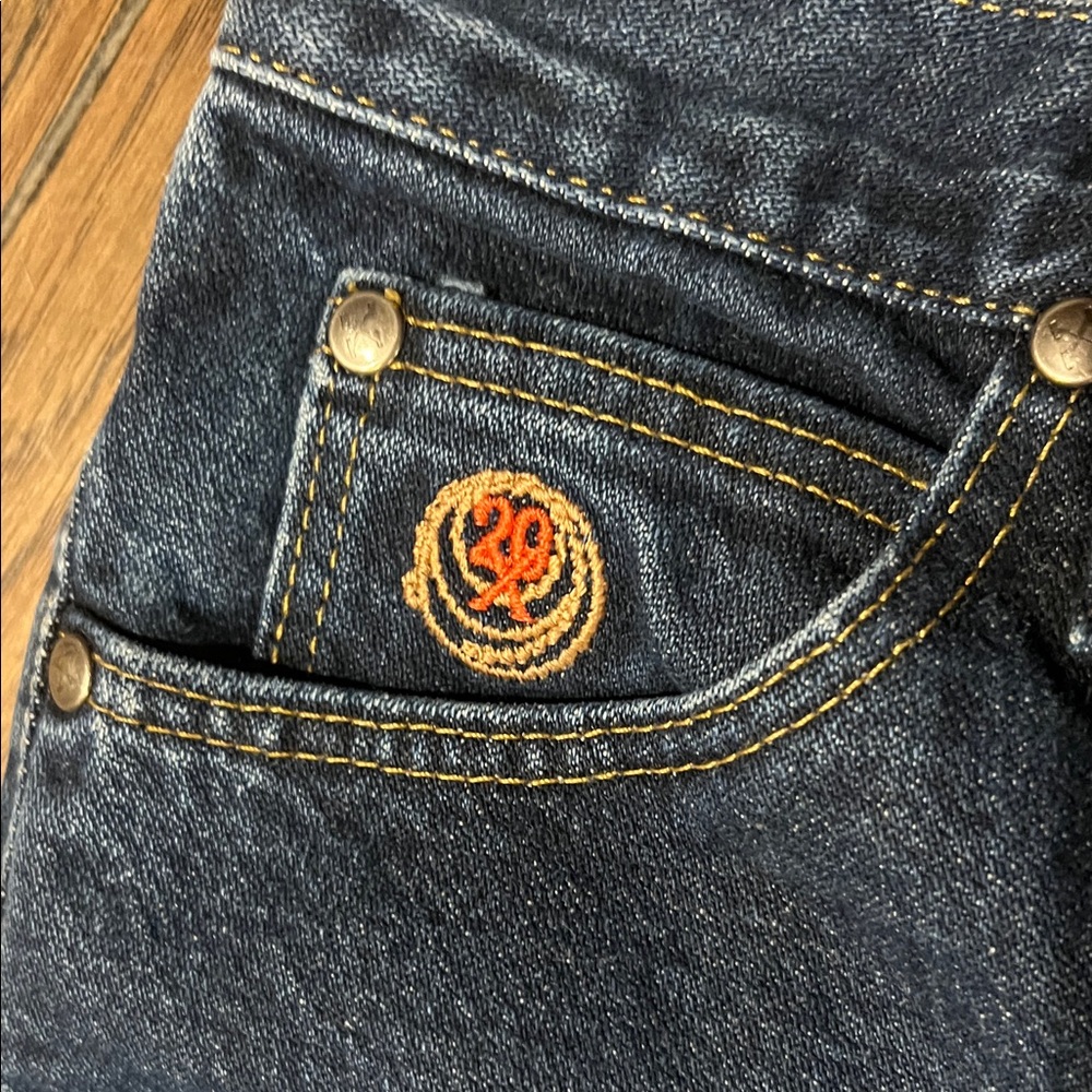Twenty X Dark Blue Boot Cut Jeans - Picture 5 of 9